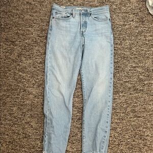 Levi's Light Blue Straight Leg Jeans